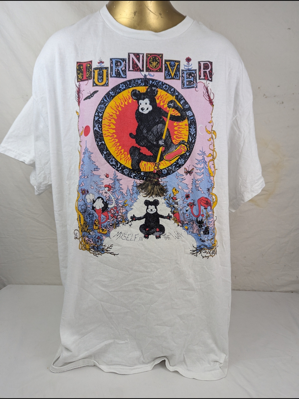 Turnover - Emo, Dream pop, Indie Band From Virginia Beach, VA Band Merch Tee XL